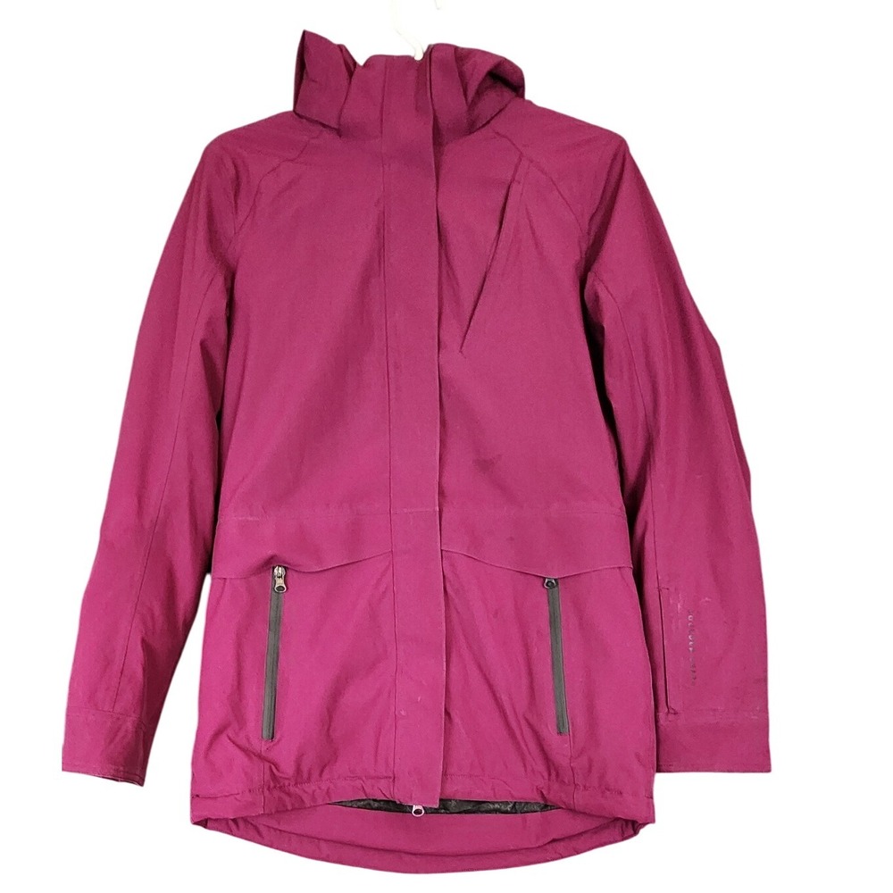 Boulder Gear Womens Purple Hooded Waterproof‎ Insulated Ski Jacket Coat